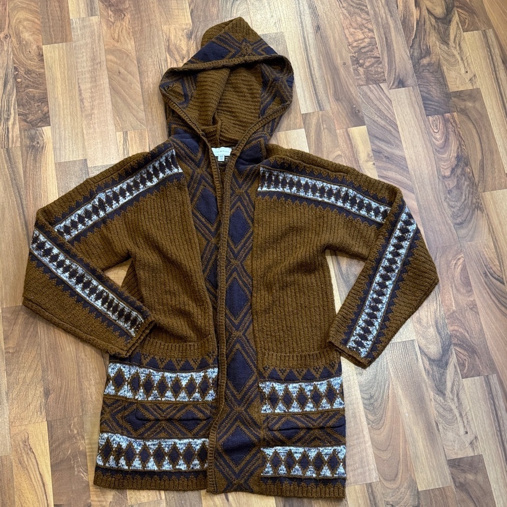 Lucky Brand Tan Knit Sweater